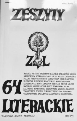 Zeszyty literackie 64 4/1998