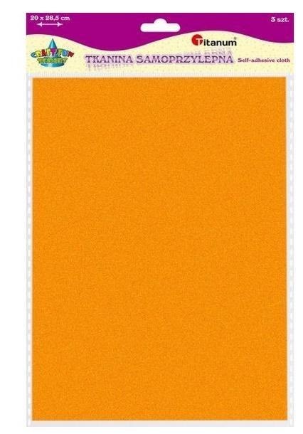 Tkanina samoprzylepna A4 20x28,5cm mix kolor. 3szt Tkanina samoprzylepna A4 20x28,5cm mix kolor. 3szt