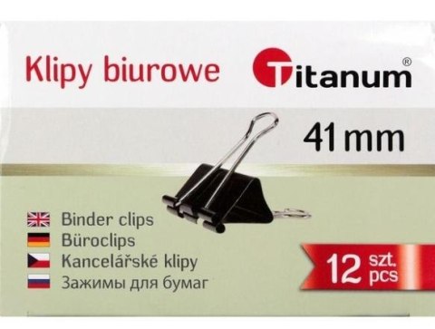 Klipy biurowe 41mm 12szt