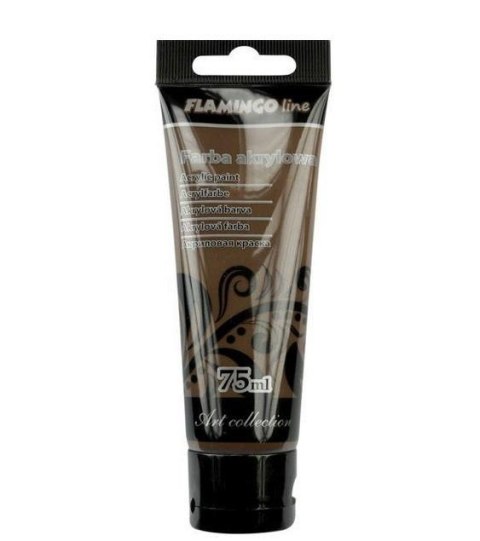 Farba akrylowa 75ml 091 brązowa Farba akrylowa 75ml 091 brązowa