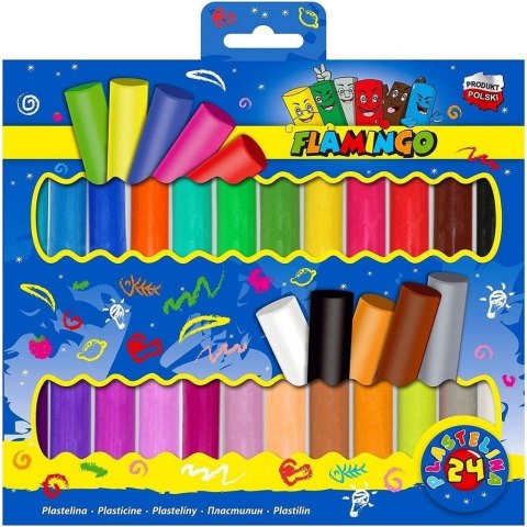Plastelina 24 kolory Plastelina 24 kolory