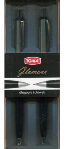 Zestaw Glamour długopis + ołówek TOMA