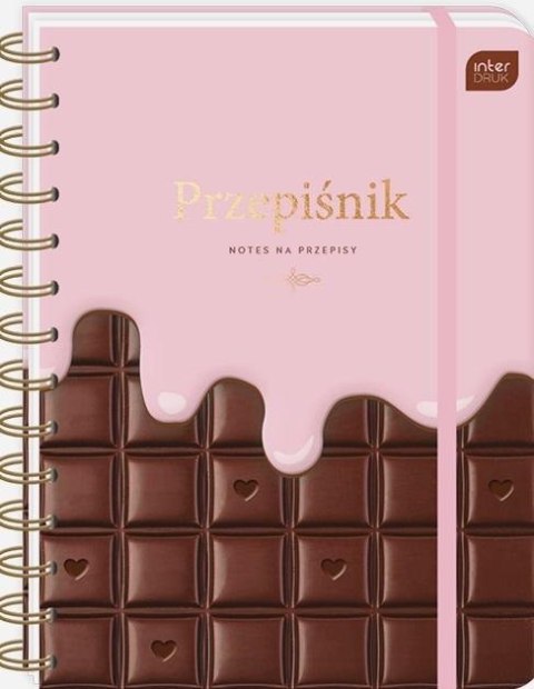 Przepiśnik z gumką A5/240K 90g Chocolate