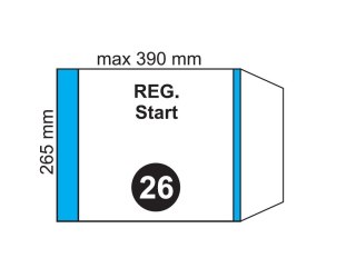 Okładka na podr regulowana NR 26 (20szt)