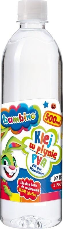 Klej w płynie PVA 500ml BAMBINO