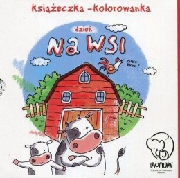 Książeczka-kolorowanka. Dzień na wsi