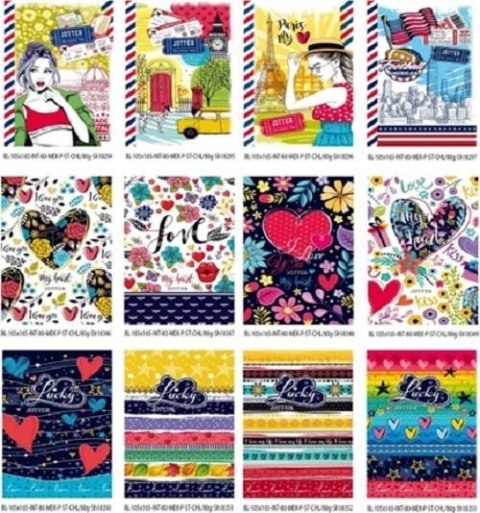 Notatnik ozdobny 105x165/80K gładki FRESH Notatnik ozdobny 105x165/80K gładki FRESH