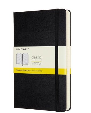 Notes Classic 13x21 tw. kratka czarny MOLESKINE