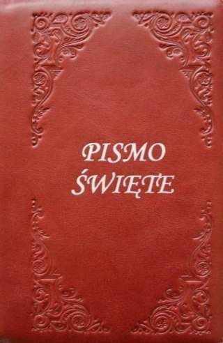 Biblia Tysiąclecia - oazowa, bordo, paginatory