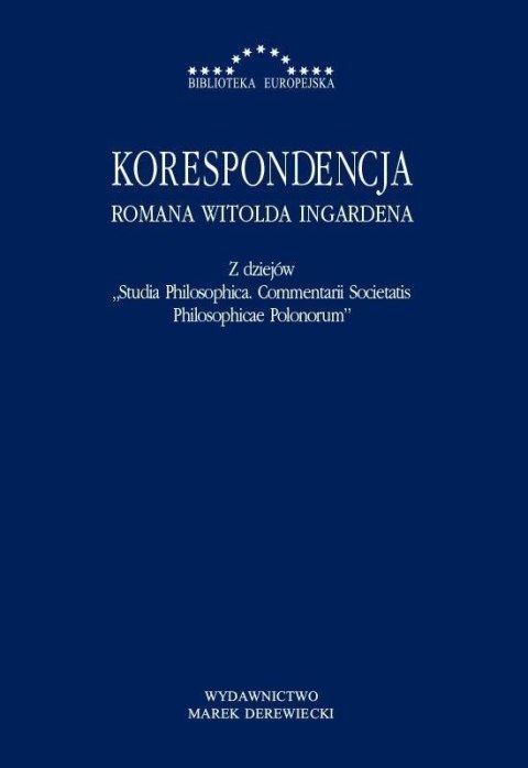 Korespondencja Romana Witolda Ingardena