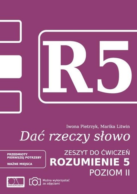 Dać rzeczy słowo. Rozumienie 5 - poziom 2.