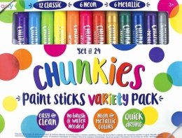 Farby w kredce Chunkies Paint Sticks 24 sztuki