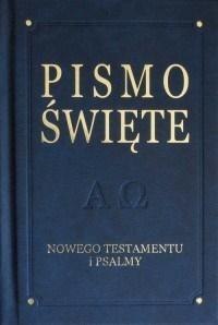 Pismo Święte NT i psalmy - De Luxe, granat