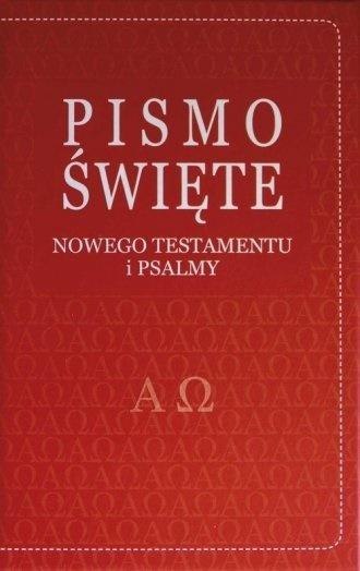 Pismo Święte Nowego Testamentu i psalmy - czerwone