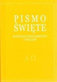 Pismo Święte Nowego Testamentu i psalmy - żółte