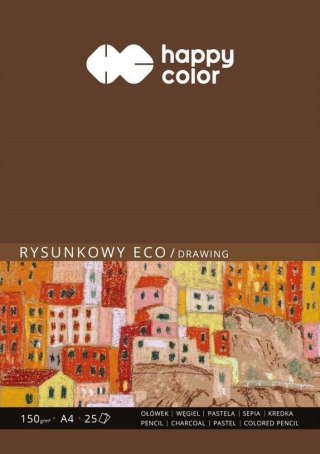 Blok rysunkowy eco A4/25K 150g HAPPY COLOR