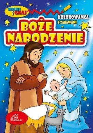 Boże Narodzenie. Kolorowanka dla dzieci