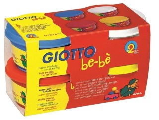 Ciastolina 4x100gr zestaw 1 Bebe GIOTTO