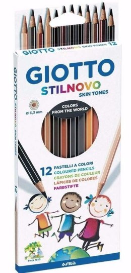 Kredki Stilnovo Skin Tones 12 kolorów GIOTTO