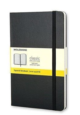 Notes Classic 13x21 tw. kratka - czarny MOLESKINE