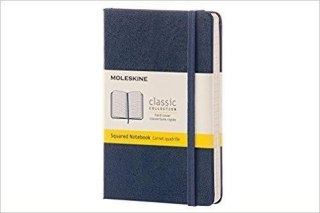 Notes Classic 9x14 tw. kratka- szafirowy MOLESKINE