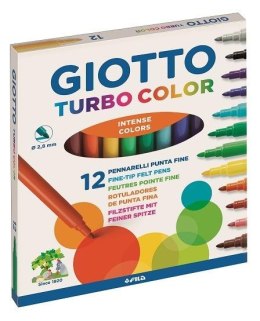 Pisaki Turbo Color 12 kolorów GIOTTO