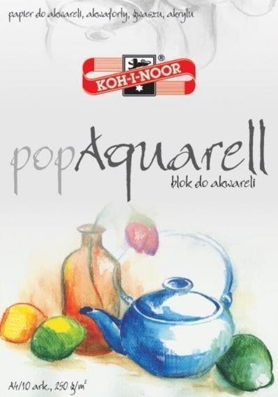 Blok akwarelowy Pop Aquarell A3/10 arkuszy 250G. Blok akwarelowy Pop Aquarell A3/10 arkuszy 250G.