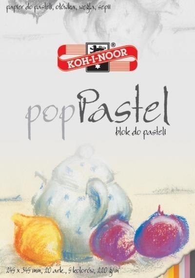 Blok do pasteli PPastel 245x345 20 ark biały 220g Blok do pasteli PPastel 245x345 20 ark biały 220g