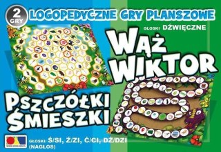 2 gry Wąż Wiktor/Pszczółki Śmieszki