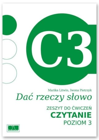 Dać rzeczy słowo. Czytanie - poziom 3.