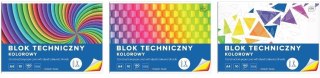 Blok techniczny kolor A4/10K (10szt)