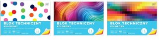 Blok techniczny kolor A4/20K barwiony w m. (5szt)