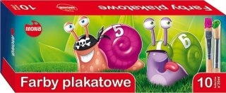 Farby plakatowe 10 kolorów 20ml MONA