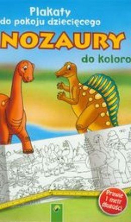 Plakaty do kolorowania - Dinozaury