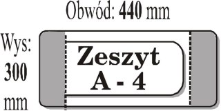 Okładka zeszytowa A4 (50szt) IKS