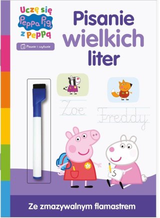 Peppa pig. Uczę się z Peppą Pisanie wielkich liter