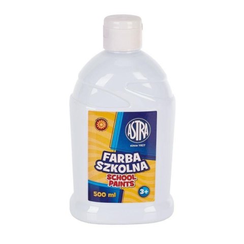 Farba szkolna biała 500ml ASTRA