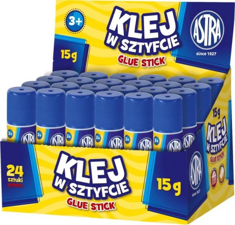 Klej w sztyfcie 15g (24szt) ASTRA Klej w sztyfcie 15g (24szt) ASTRA