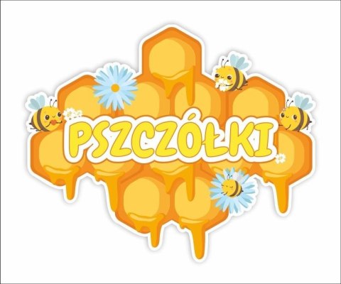 Dekoracja tabliczki - Grupa pszczółki