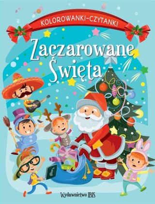 Kolorowanki-czytanki. Zaczarowane Święta