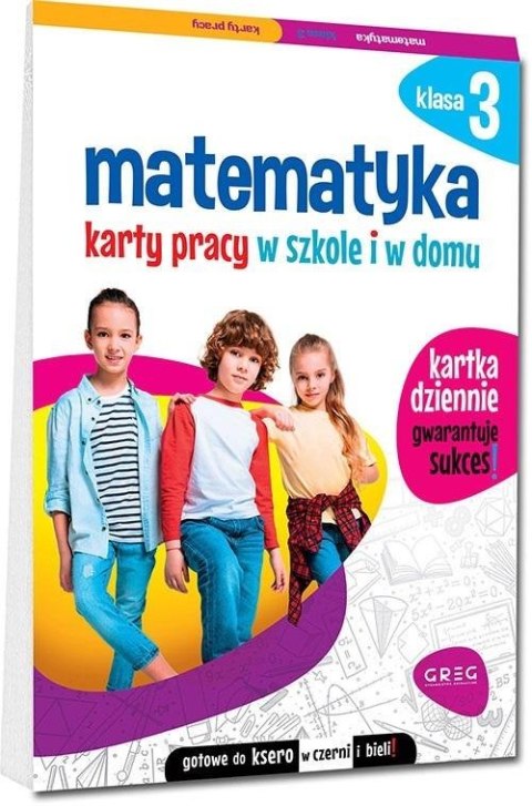 Matematyka SP 3 Karty pracy w szkole i w domu