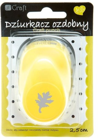 Dziurkacz ozdobny 2,5cm dąb