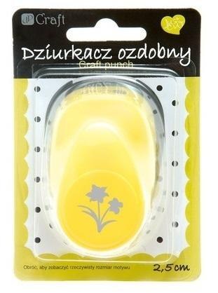 Dziurkacz ozdobny 2,5cm żonkil