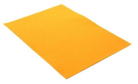 Filc dekoracyjny ciemnożółty 20x30cm 10szt Filc dekoracyjny ciemnożółty 20x30cm 10szt