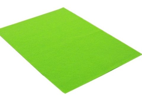 Filc dekoracyjny jasnozielony 20x30cm 10szt Filc dekoracyjny jasnozielony 20x30cm 10szt