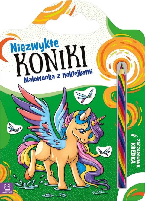 Niezwykłe koniki. Malowanka z naklejkami