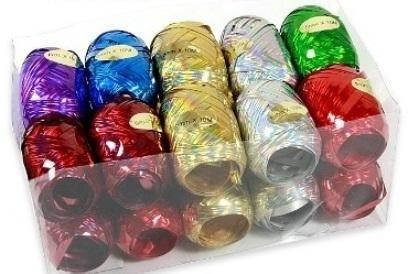 Wstążka kokon holographic 5mmx10m (20szt) Wstążka kokon holographic 5mmx10m (20szt)