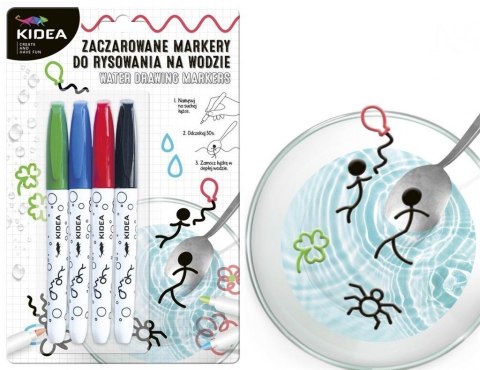 Zaczarowane markery do rysowania na wodzie KIDEA Zaczarowane markery do rysowania na wodzie KIDEA