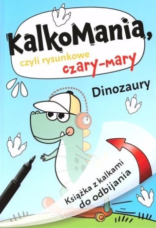 Kalkomania. Dinozaury