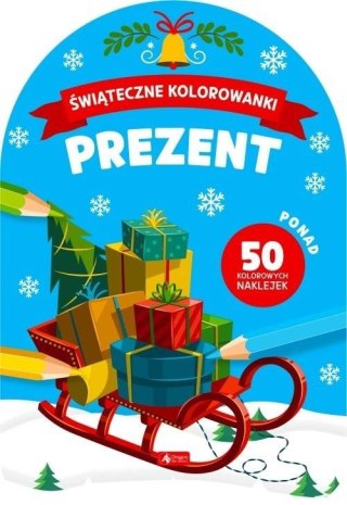 Prezent. Świąteczne kolorowanki